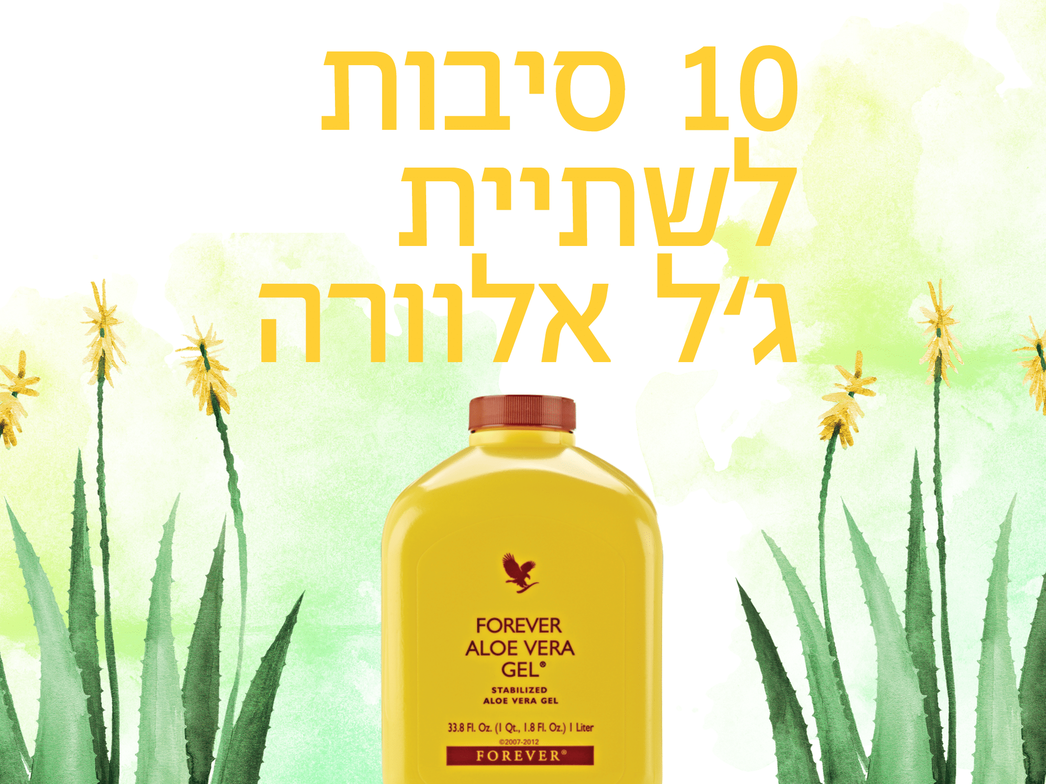 תמונה של ג׳ל אלוורה לשתייה